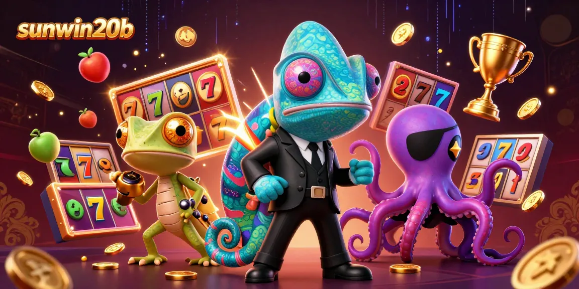 Engage in thrilling slots with sunwin20b's exciting jackpot opportunities in a vibrant casino scene.